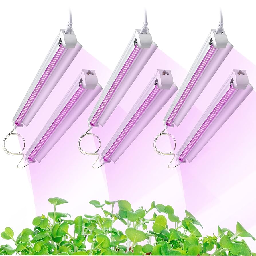 GF GROW LEDライト 4灯 本体　2台 Toggled 2-Light 4-ft Grow Light Fixture w/ LED tubes - 32